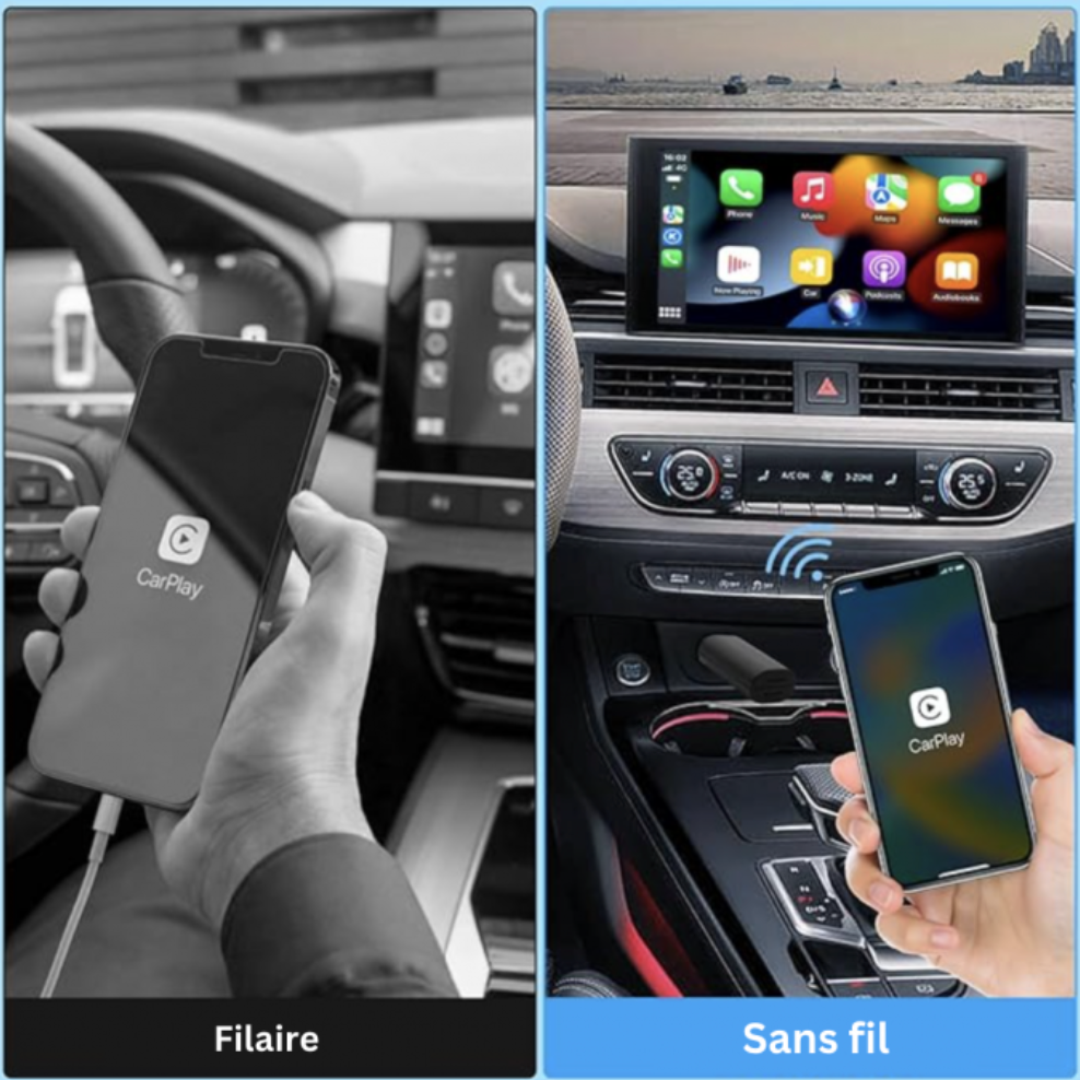 Мини CarPlay с поддержкой Bluetooth 5.0 для всех смартфонов  беспроводное подключение.